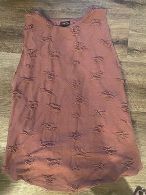 rue21 Distressed Rust Men’s Tank